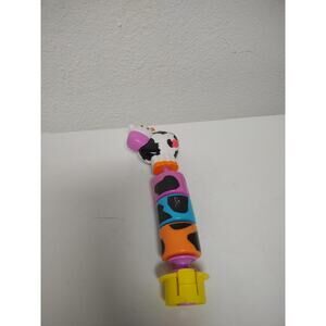 Evenflo ExerSaucer MOO-Vin & Groovin Replacement Part Cow Bead Stacker Toy only